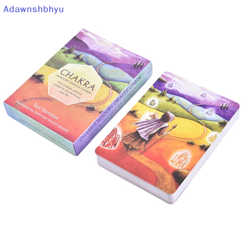 Adhyu Chakra Wisdom Oracle Cards Deck Kartu Tarot Bahasa Inggris Papan Ramalan Game ID