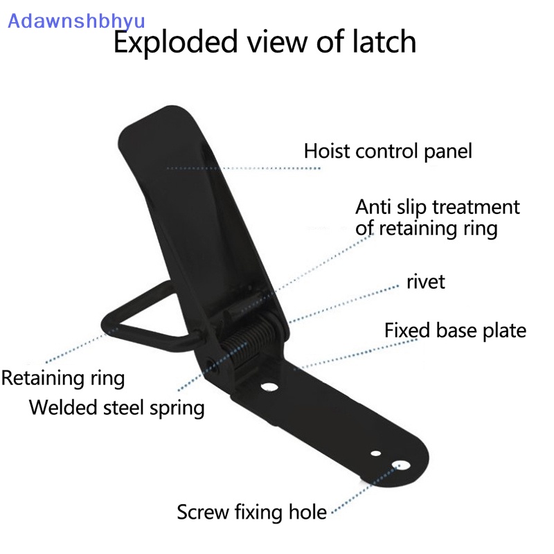 Adhyu 1pasang Klip Bumper Otomatis Pengait Pengikat Klip Universal Pengaman Hook Lock Clip Kit ID