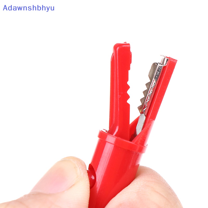 Adhyu 2Pcs push button type Klip Buaya full Pelindung Untuk multimeter Profesional ID