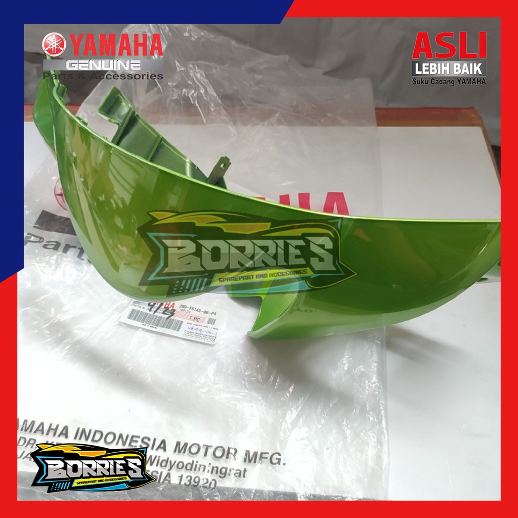 Cover batok lampu depan hijau Yamaha Mio Smile 28D-F6143-00-P4 ORI YGP