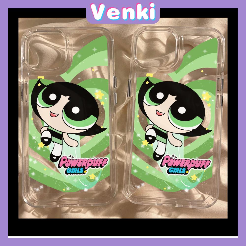 VENKI - For iPhone 11 iPhone Case Clear Big Hole Space Case TPU Soft Case Shockproof Protection Camera Cute Little Girl Compatible with iPhone 14 13 Pro max 12 Pro Max 11 xr xs max