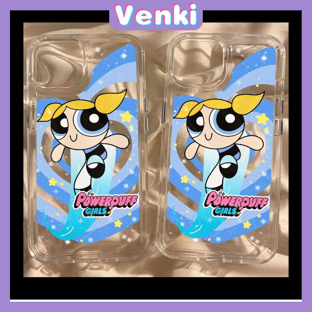 VENKI - For iPhone 11 iPhone Case Clear Big Hole Space Case TPU Soft Case Shockproof Protection Camera Cute Little Girl Compatible with iPhone 14 13 Pro max 12 Pro Max 11 xr xs max