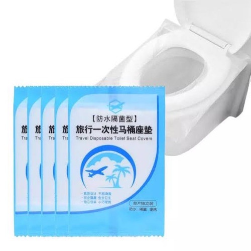 BOP TRAVEL TOILET SEAT COVER DISPOSABLE ALAS DUDUK KLOSET TOILET PLASTIK