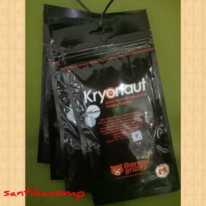 Thermal Grizzly Kryonaut Thermal Pasta Processor 1 Gram