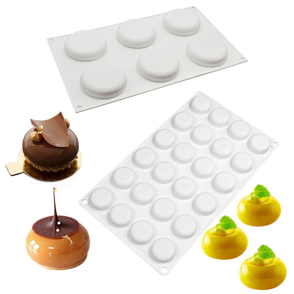 Populer Hemisphere 3D Baking Soap Candle Mould Alat Dekorasi Kue Cetakan Coklat Mousse