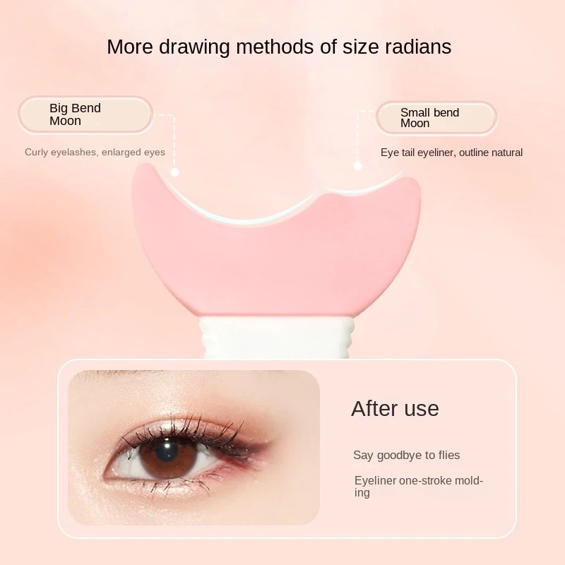 [Unggulan] Stensil Eyeliner Silikon Berbentuk Sayap Resusable Eyeliner Guide Cards Template Pemula Eyeshadow Aplikator Eyelash Mata Serbaguna Makeup Assist Tools