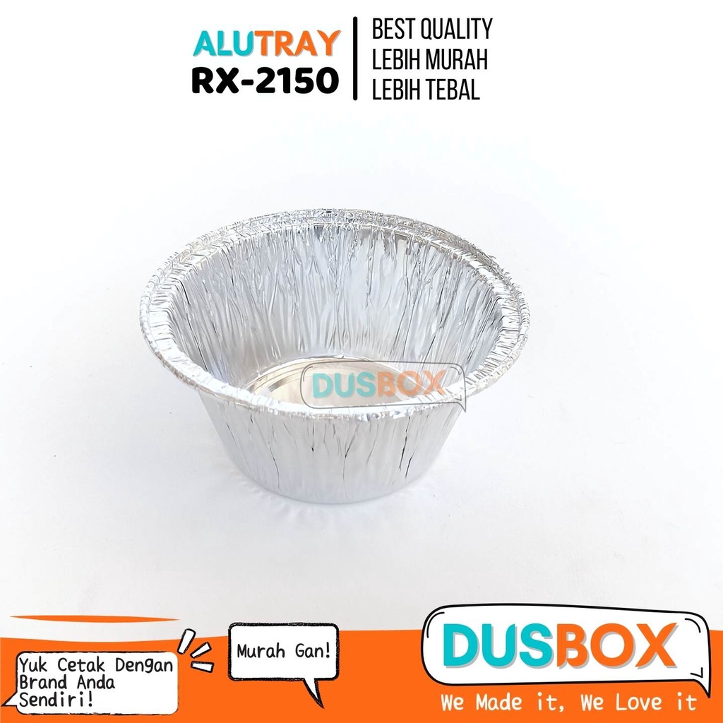 Alu Tray Rx-2150 / Alumunium Tray / Alumunium Cup / Muffin Alumunium / Tray Alumunium