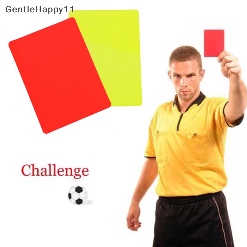 Gentlehappy Football Kartu Merah Dan Kuning Rekam Permainan Bola Alat Wasit Untuk Pertandingan Sepak Bola id