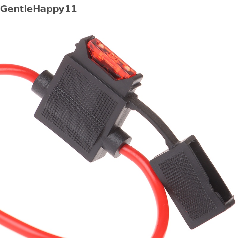 Gentlehappy Car Splash Proof In-line Standard Blade Fuse Holder Kotak5 /10,15,20 /25/30A Sekring id