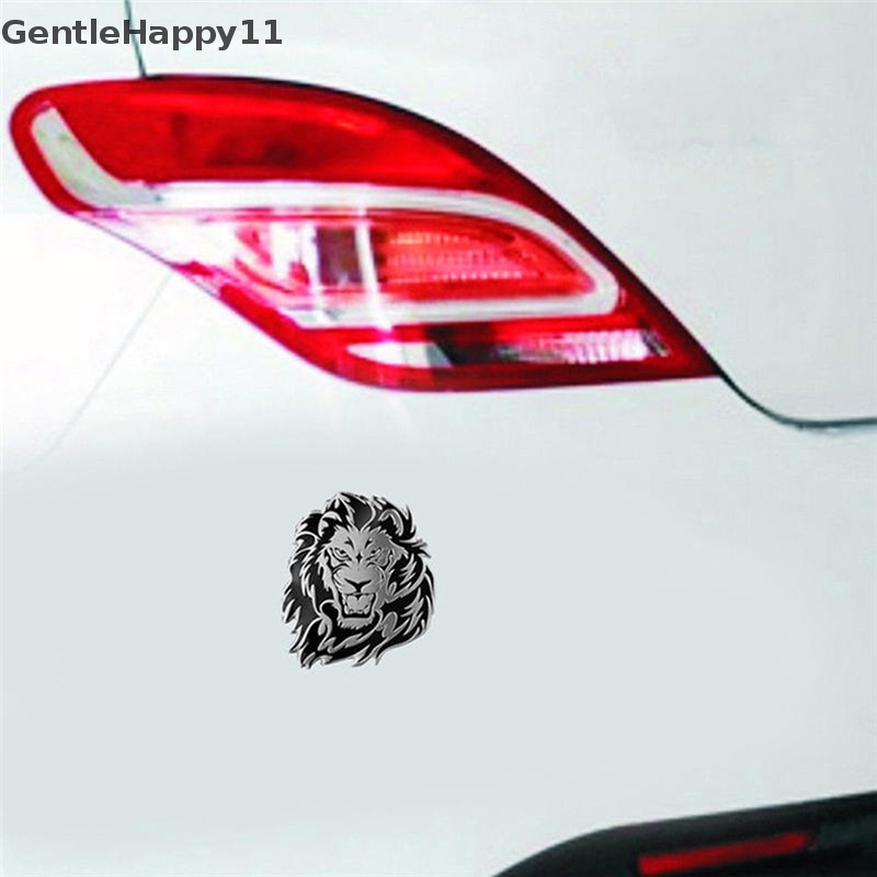 Gentlehappy 3D Mobil Paduan Aluminium er Kepribadian lion auto o badge emblem tail decal id