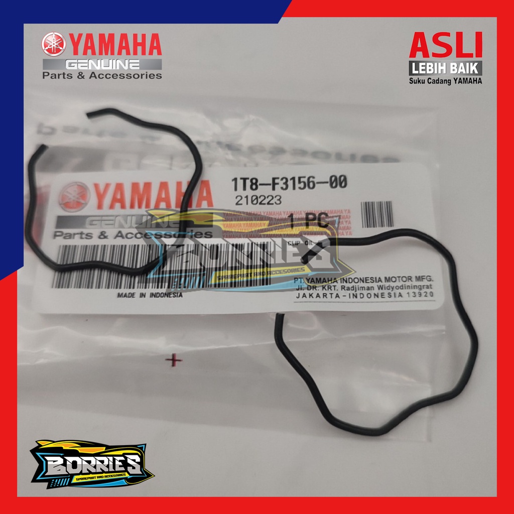 KLIP CLIP SEAL SIL SHOCK SOK MIO F1ZR JUPITER Z AEROX ASLI ORI YAMAHA 1T8-F3156-00