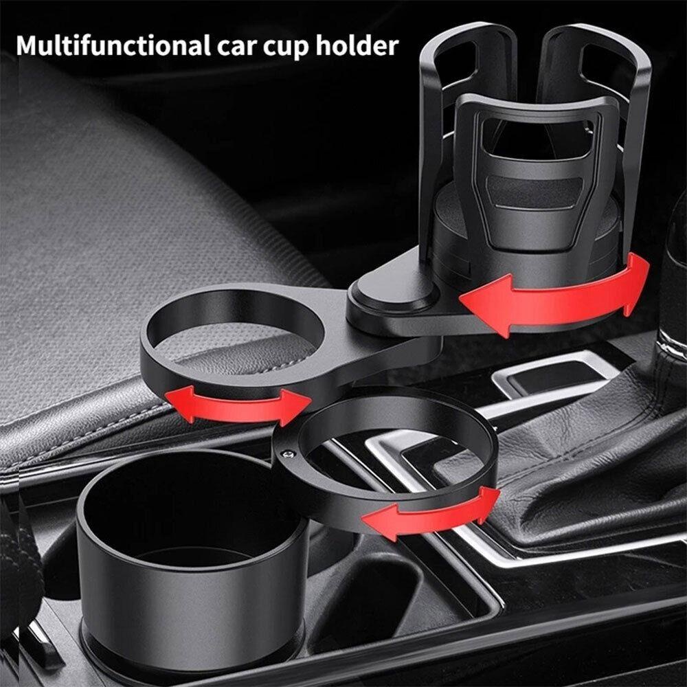 Populer Tempat Gelas Mobil Auto Universal Menyimpan Merapikan Botol Minum Expander Adaptor Base Adjustable Vehicle Mounted