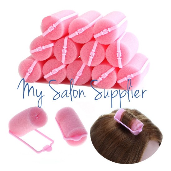 Roll Rambut Busa / Sponge Foam Hair Curler / Hair Rollers