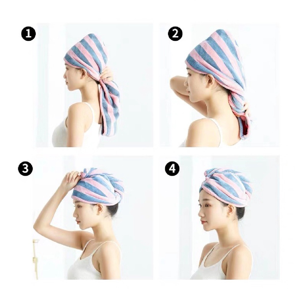 Handuk Kepala Pengering Rambut Habis Keramas - Magic Shower Cap