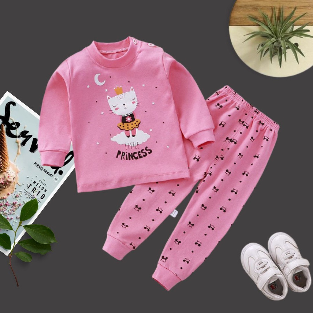 PUNCAK 3.3 stoberi baby - BAJU TIDUR BAYI IMPORT USIA 0 BULAN-3 TAHUN NEW3