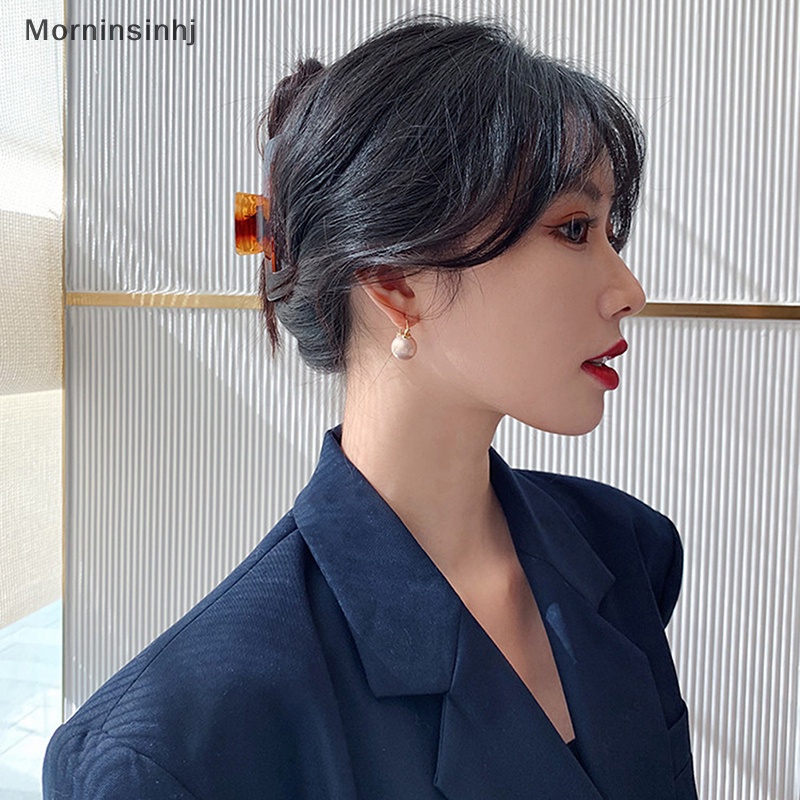 Mornin Anting Liontin Mutiara Wanita Elegan Baru Perhiasan Fashion Korea Sederhana id