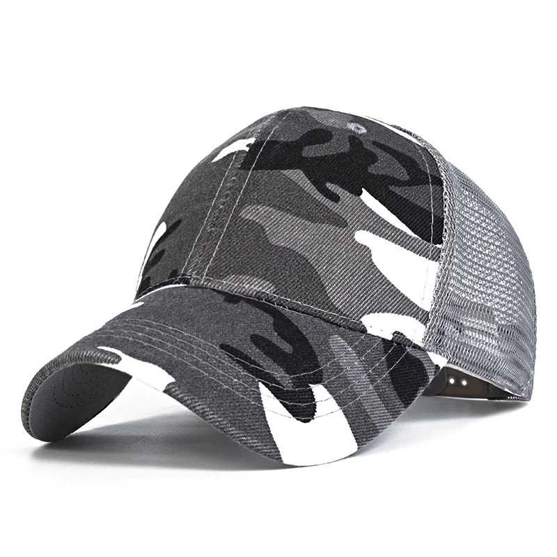 GMGY Topi Trucker Jaring Mesh Hat Army Camouflage S835R2