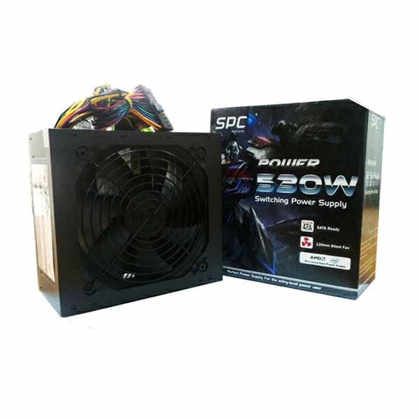 Power Supply SPC 530W PSU SPC 530 Watt Box