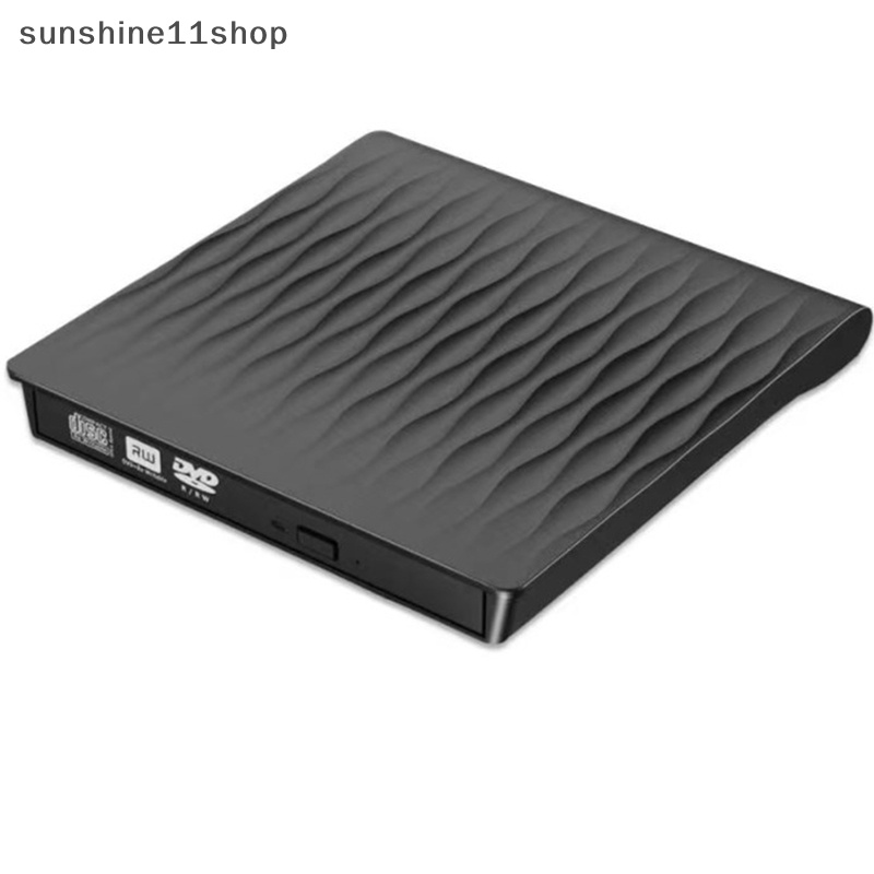 Sho Portable External Dvd Drive USB 3.0 Slim External Dvd RW CD Writer Drive Burner Reader Player Penggerak Optik Untuk Laptop PC Dvd N