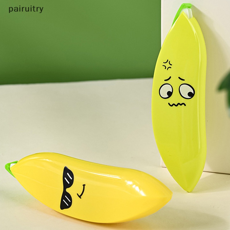 Prt Creative Banana Series Correction Tape Ekspresi Lucu PET Film Correction Tape Alat Tulis Perlengkapan Sekolah PRT