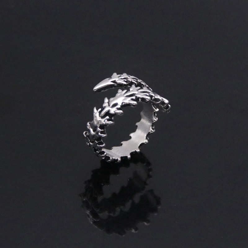 Anime Tokyo Ghoul Cincin Kaneki Ken Cosplay Pembukaan Yang Dapat Disesuaikan Unisex Punk Gothic Lipan Rings Perhiasan Hadiah Prop Aksesoris