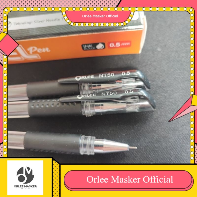 PULPEN GEL ORLEE NT50 MINI 0,5MM 1 PAK (ISI 12 PCS)