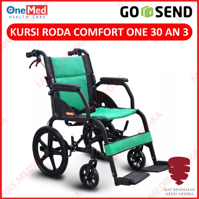 GOJEK ONLY Kursi Roda Comfort One 30 AN 3 Onemed Travel Alat Bantu Jalan Travelling