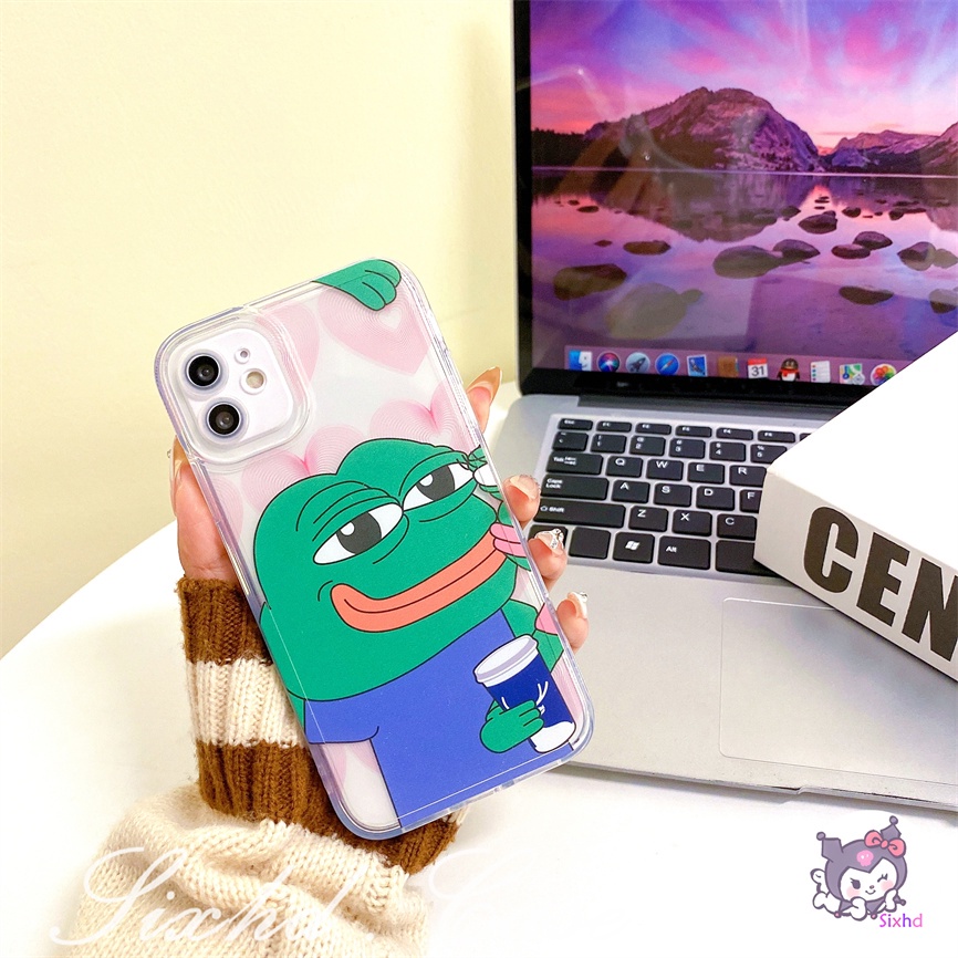 Redmi 12C 10C 10A 10 Note 12 11 11s 10 9 8 7Pro 9T 9C 9A 9 A1 Xiaomi 12 11 Lite 11T 10T Poco F3 M3 M4 F3 X3 X4Pro Lovers Funny Cute Little Frogs Silicon Phone Case Lembut TPU Shockproof Cover