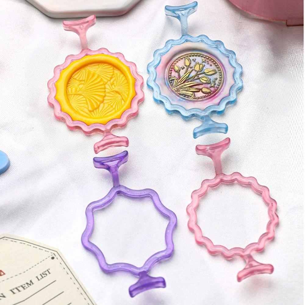 [Elegan] Wax Sealing Holder Pernikahan Indah Engagement Amplop DIY Kerajinan Alat Scrapbooking Penyegelan Lilin Cetakan Lilin Sealing Shaper Ring