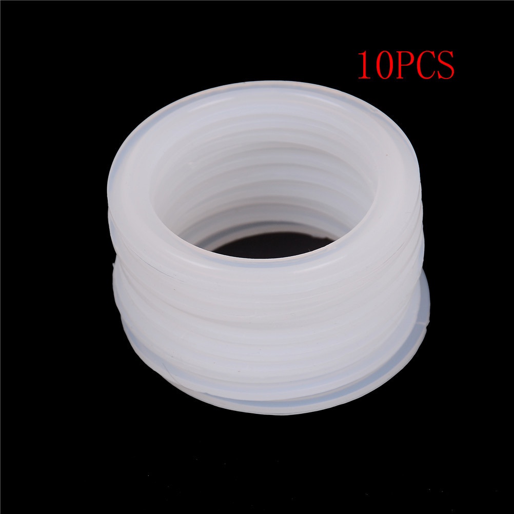 Ggg 10Pcs 2&quot; Sanitary Tri Clamp Silicon Gasket Cocok 64mm OD Type Ferrule Flange ID