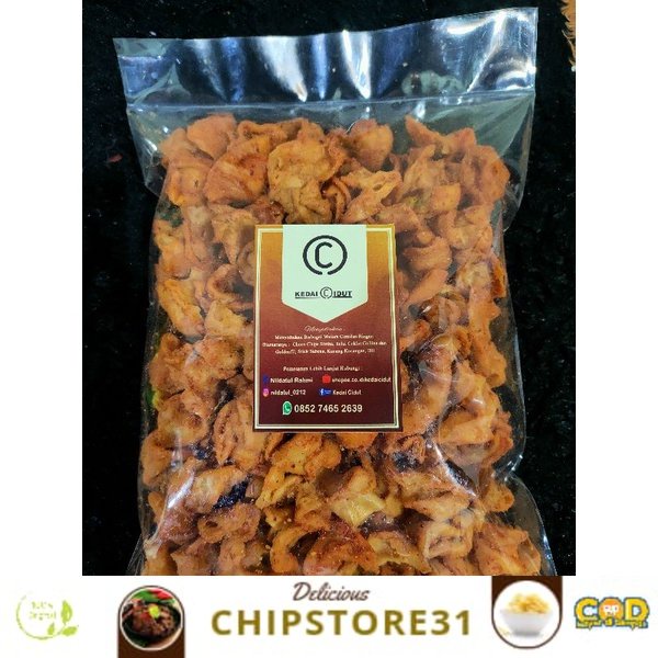 

New Keripik Pangsit Pedas 500gr
