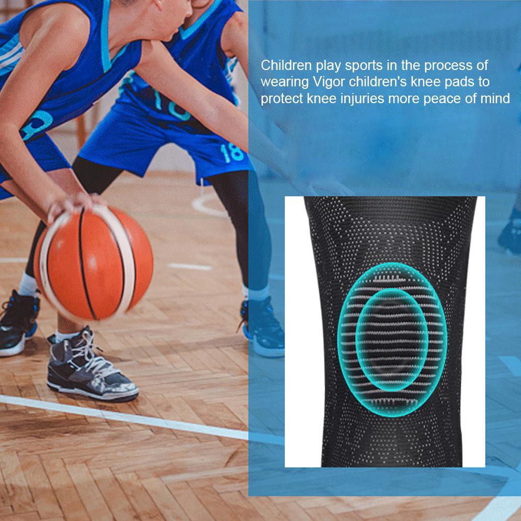 Pelindung Lengan Lutut Dengan Per Penopang Kneepads Breathable Knee Brace Untuk Cedera Gym Basket Security Protection