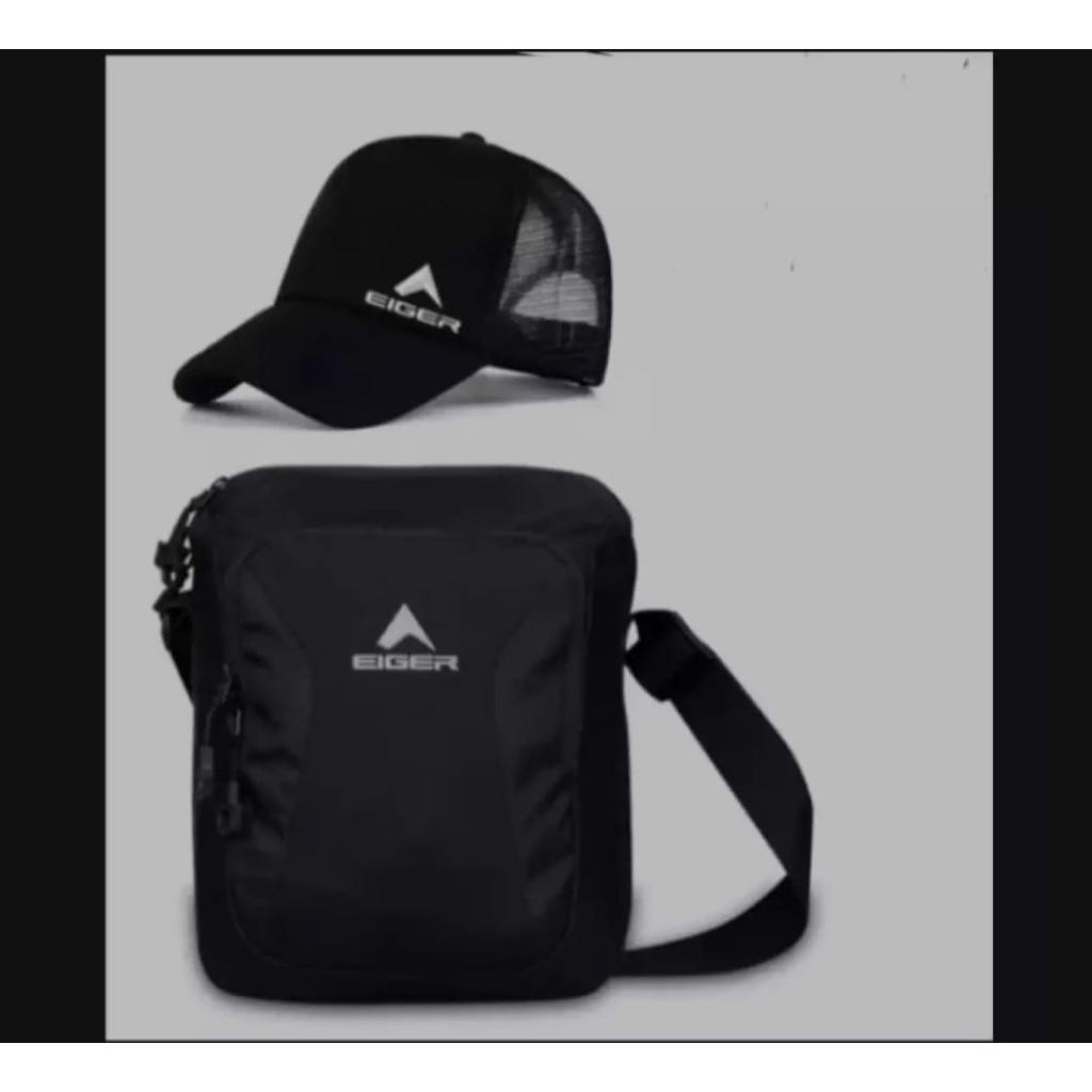 PROMO TAS SELEMPANG EGER GRATIS TOPI ERGER/TAS KOTAK/TOPI PRIA/TAS SLEMPANG COWOK TERMURAH COD BAYAR