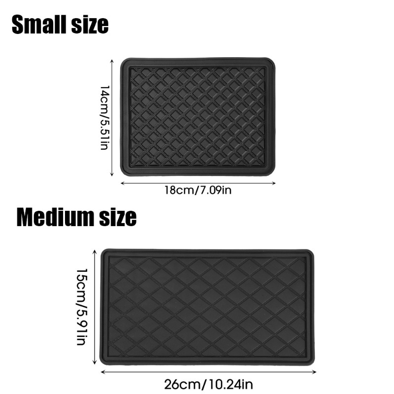 [Fitur] Aksesoris Interior Otomatis Dashboard Mobil Non-Slip Mat Car Mounted Phone Anti Slip Pad Kreatif Luminous Water Diamond Pad Telepon Tahan Lama GPS Sticky Holder