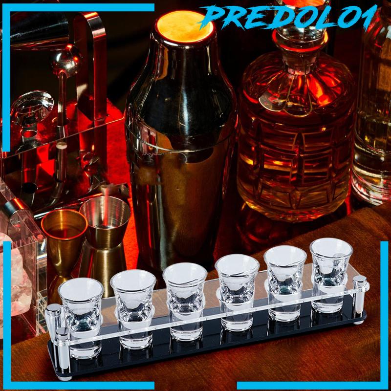 [Predolo1] Hadiah Holder Kaca 6lubang Praktis Tahan Lama Untuk Camping Bar Anniversary