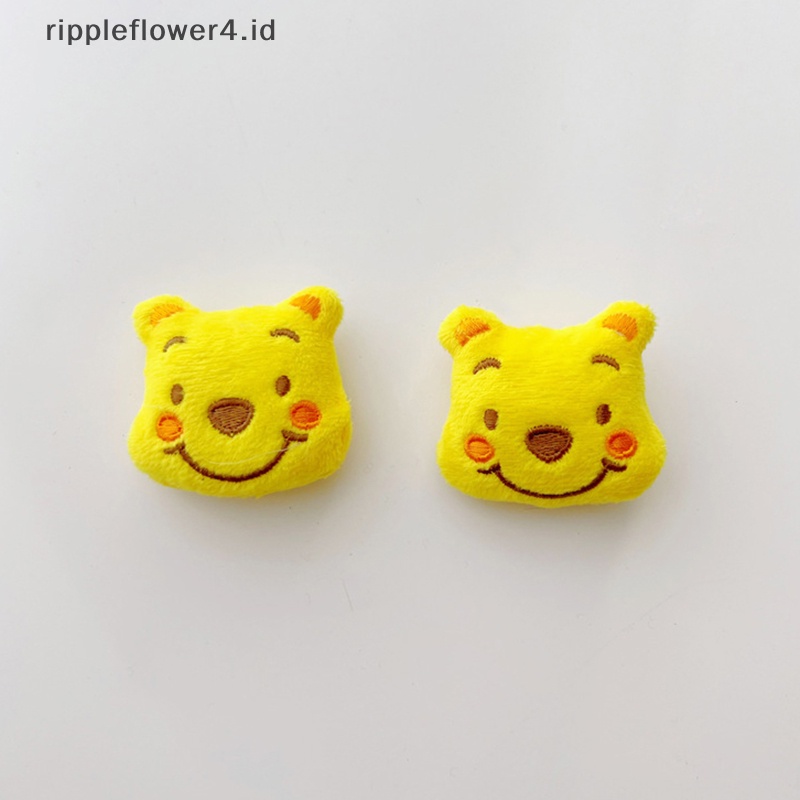 {rippleflower4.id} Bros Monster Bulu Biru Bermata Satu Strawberry Beruang Lencana Pin Bros Mewah Bros Lembut Kawaii Mewah Pin Bros Untuk Ransel Mantel Bros Aksesoris Dekorasi~