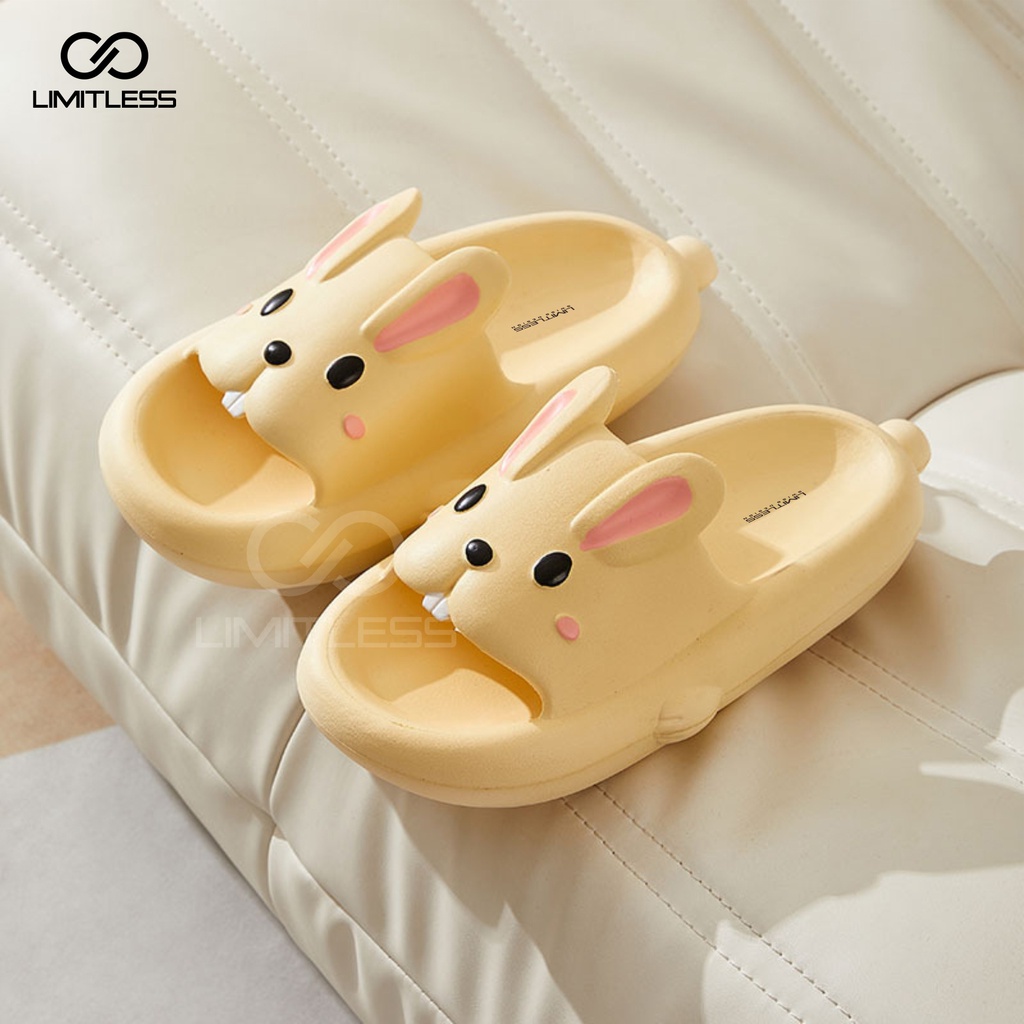 Sendal Kelinci Wanita Terbaru Lucu Sandal Rabbit Wanita Slip On Nyaman Sandal Bunny Indoor Outdoor Terbaru 2023