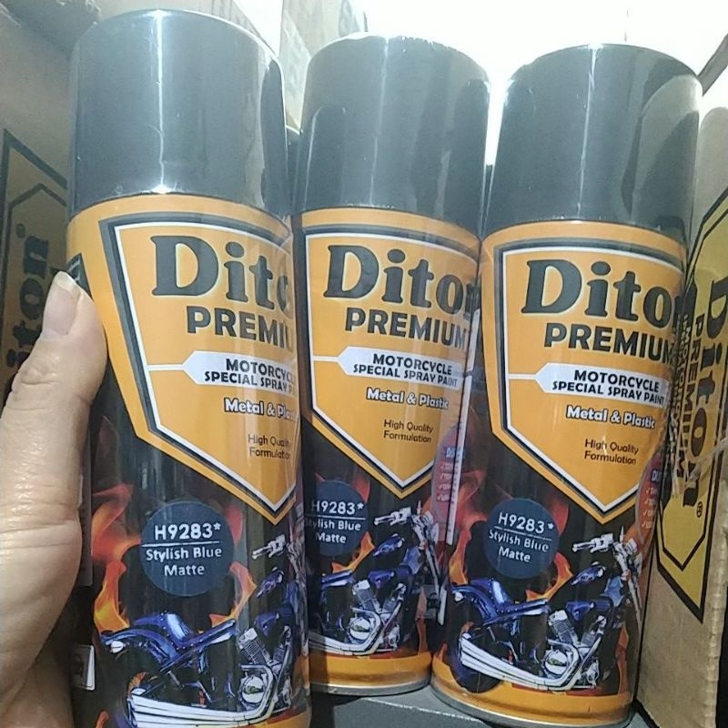 cat semprot Pilok Pilox cat Diton Premium Stlylist Blue Matt 9283 400cc biru Vario Bitu tua vario biru matt biru doff