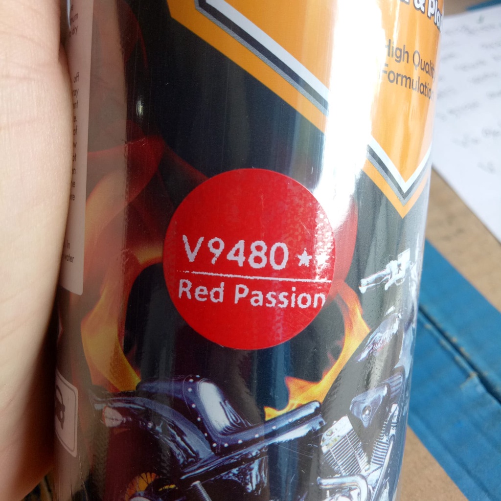 Pilox Pilok Diton premium Red Passione V9480 9480 400cc pilok vespa cat semprot diton premium