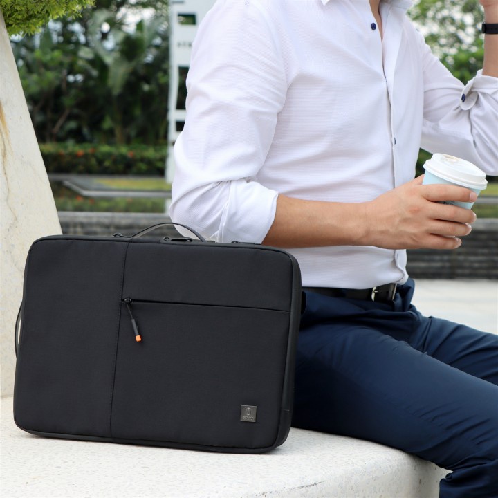 826 WIWU Tas Laptop 16 Inch Alpha DOUBLE LAYER SLEEVE Bag