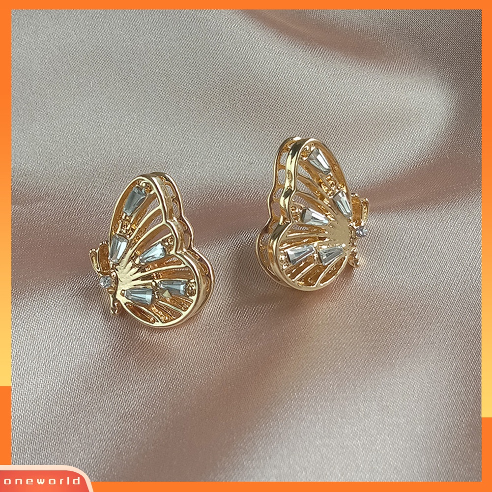 [WOD] Wanita Lady Fashion Sederhana Indah Kupu-Kupu Anting Ear Stud Perhiasan Hadiah