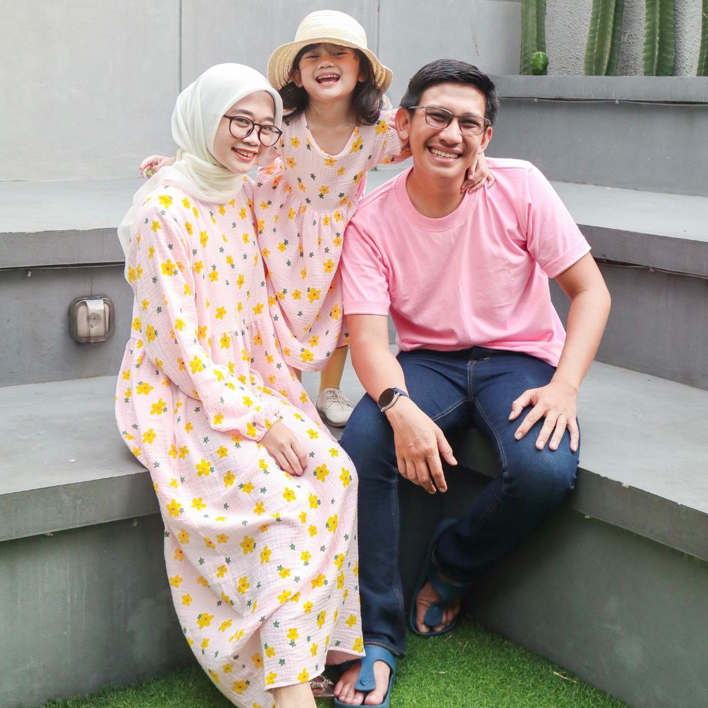 Ghazu - Elisa Family Set | Baju Keluarga | Baju Couple Keluarga | Tunik