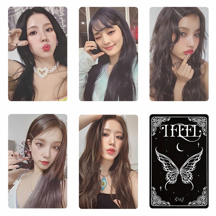 5pcs /set (G)I-DLE Album Photocards I FEEL Lomo Kartu GIDLE PB Kpop Postcards Speciall Collection