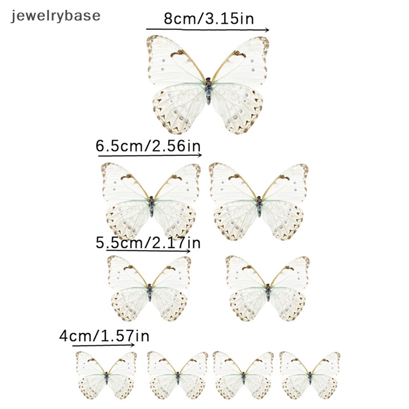 [jewelrybase] Stamping Gold Pink Butterfly Hiasan Kue Putri Dessert Kue Dekorasi Butik Kupu