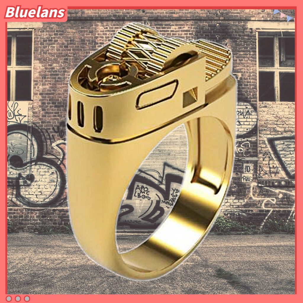 [BLS] Pria Fashion Cincin Paduan Pribadi Circlet Berkilau Perhiasan Hadiah