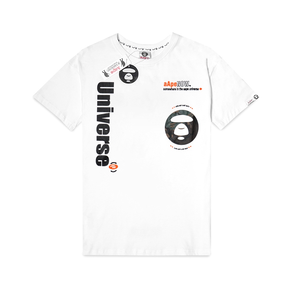 Aape by A Bathing Ape Aape Now Camo T-Shirt White