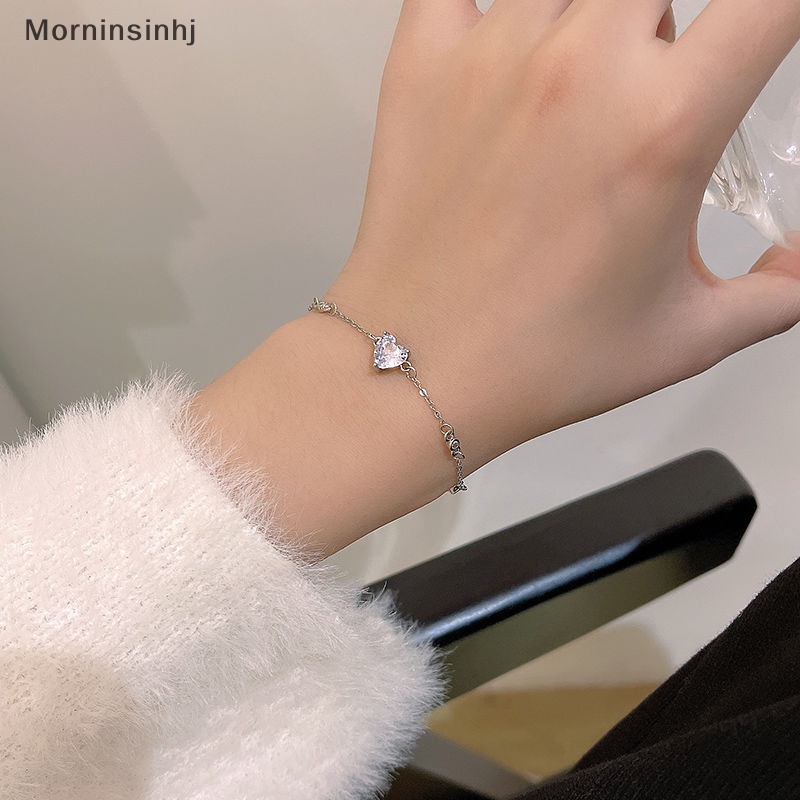 Mornin Mewah Berkilau Adjustable Zirkon Gelang Cinta Tarik Gelang Untuk Wanita Fashion Kreatif Perhiasan Pernikahan Hadiah Ulang Tahun id