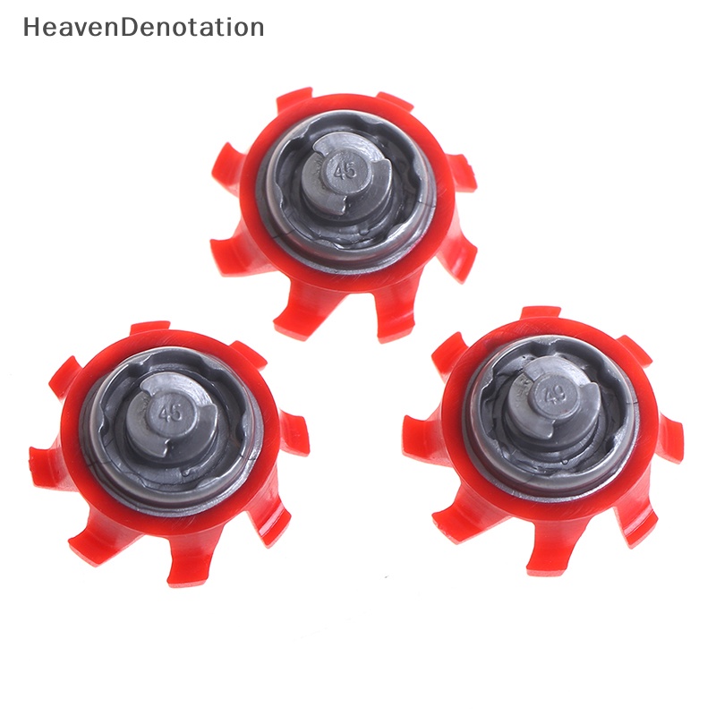 [HeavenDenotation] 14x Merah Sepatu Golf Paku Putaran Cepat Studs Cleats Softspikes Untuk Footjoy HDV