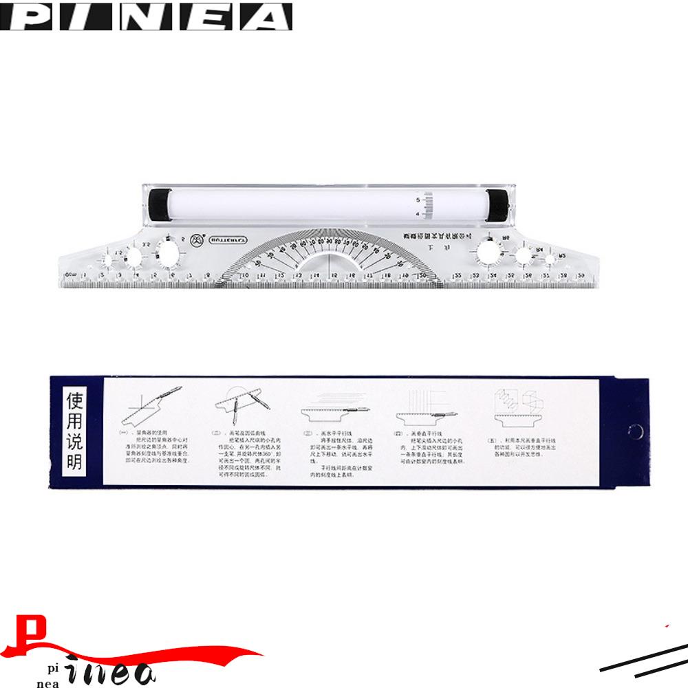 Penggaris Rolling Serbaguna Nanas Alat Tulis Anak Busur Derajat Sudut Garis Penggaris Kompas Paralel