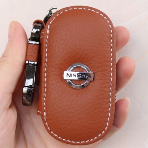 Untuk Honda for Toyota for Nissan for BMW for Audi for Lexus for Mercedes-Benz Key Pouch Leather Case for Smart/Kunci Mobil Tanpa Kunci